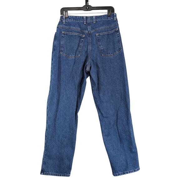 Vtg LL Bean Women's 10 Flannel Lined Original Relaxed Fit Jeans Straight Leg Y2K - Picture 2 of 6